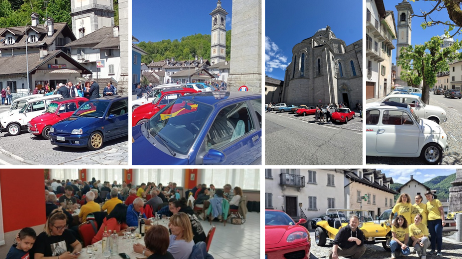 Raduno di auto e moto storiche a Re, buona partecipazione 